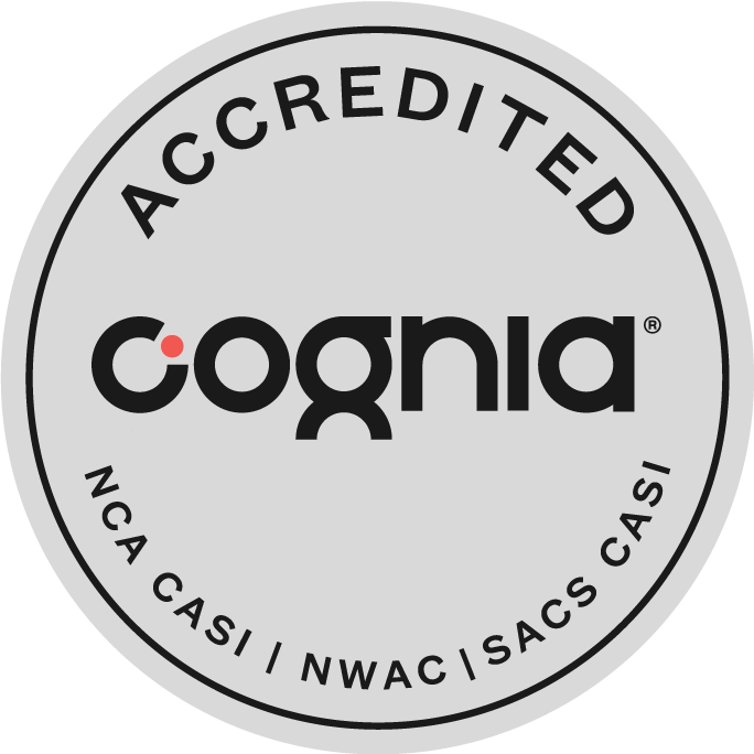 Cognia logo: Global educational quality certification supporting NCAA eligibility standards.