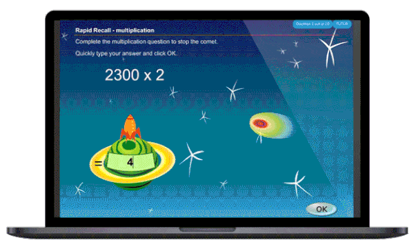 Adaptive Mathematics Learning Platform on Laptop - Personalized Online Math Tutoring - Mati Talent Institute