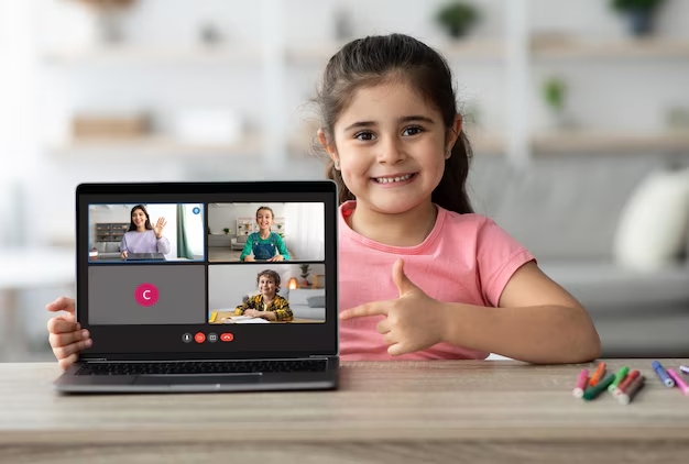 Interactive Kindergarten Class - Small Group Online Learning - Mati Talent Institute